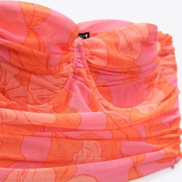 ZARA Tulle Corset Top BNWT - Picture 4 of 6